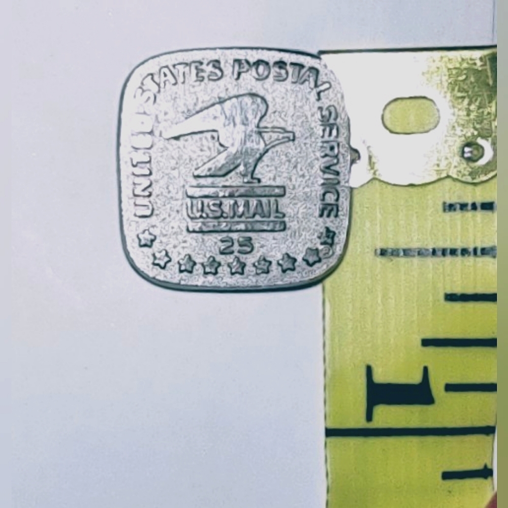 USPS 25 Yr Service Pin - Picture 4 of 9